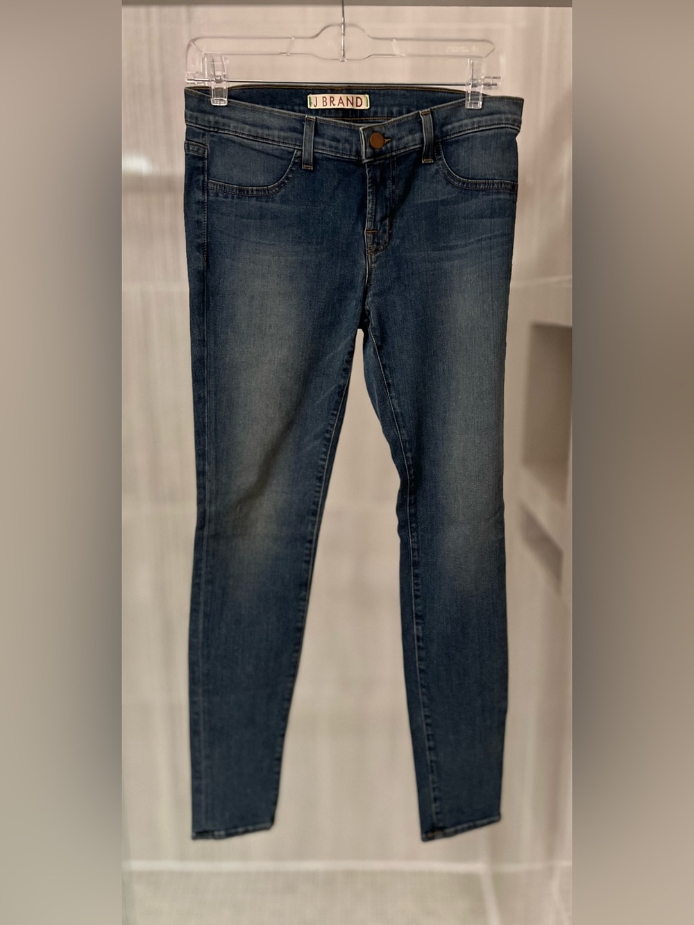 J Brand Style #901 Low-Rise Legging Skinny Jeans in "Tawny"